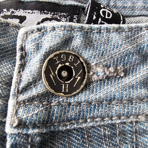 Heritage 1981 Men's Straight Button Up Jeans, Size 32, Light wash - Picture 7 of 15